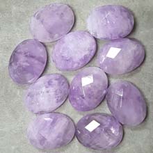 15X20MM FACETED OVAL CABOCHON CAPE AMETHYST(4 PCS/BAG)
